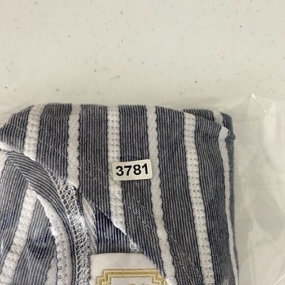 Sail to Sable Nautical Shift Dress Striped Womens Medium Preppy Short Sleeves - Picture 7 of 7